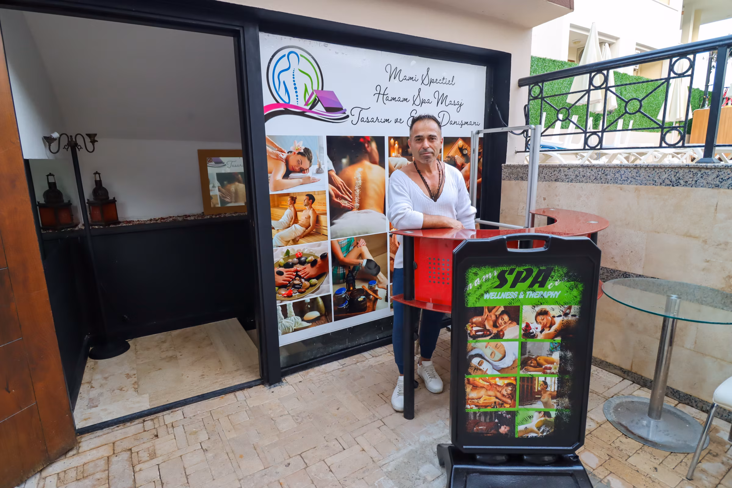 RK Magic Dream Hotel - dondurma kafe girişi Kemer